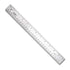 VINCA SSRN-12 Stainless Steel Office Drawing Ruler 0-12 Inch 0-30cm with Non Slip Cork Base Measuring Tool...