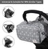 Universal Stroller Caddy Accessories All-in-One Baby Organizer with Insulated Pocket,Capacity for Diapers, Toys & Snacks, Dark Gray...