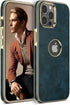LOHASIC Leather Case for iPhone 13 Pro Max, Men Women Elegant Luxury Slim PU Cover Soft Non-Slip Grip Shockproof Anti-Scratch Protective Phone Cas...