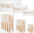 6 Pieces American Flag Stencils We The People Stencil Reusable Tracing Templates US Flag Painting Templates for Painting on Wood for DIY Card Albu...