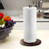 Countertop Paper Towel Holder Wood, OBODING, Farmhouse Standing Kitchen Paper Towel Holders with Real Wooden Base, fits Standard and Jumbo Size Pa...