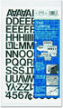 Chartpak Self-Adhesive Vinyl Capital Letters and Numbers, 3/4 Inches High, Black, 94 per Pack (01020)...