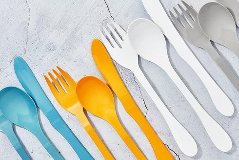 Knork Eco Biodegradable Reusable Flatware Set...