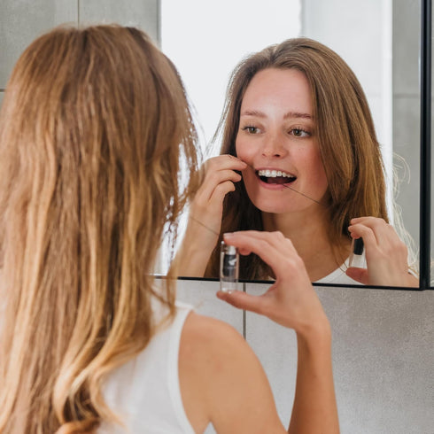 Biodegradable Bamboo Charcoal Eco Floss Refills | Refill 5-Pack | Vegan & Cruelty-Free | Zero Waste Dental Care | Mint...