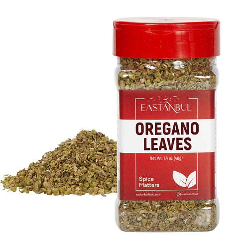 Eastanbul Oregano Leaves, Mediterranean Style, 1.4oz Dried Oregano, Oregano Dried & Pure, Dried Oregano Leaves, Turkish Oregano, Exquisitely Fragn...