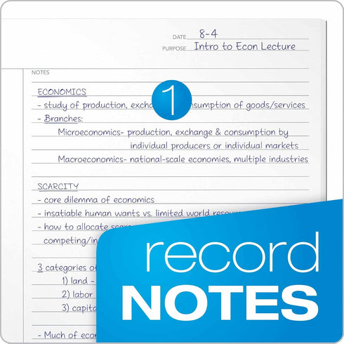 Oxford FocusNotes Writing Tablet, 8-1/2 x 11-3/4 Inches, White, Cornell Rule, 70 Sheets(90221)...