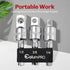 3PCS 360° Rotatable Bits Storage Set,1/4" 3/8" 1/2" Impact Power Drill Sockets Adapter Extension Sets,Universal Socket Wrench Adapter Set,Right An...