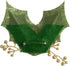 DEMDACO Holly Berry Red, Green, and Gold Tone Glittered 5 Inch Polyester Christmas Lapel Pin...