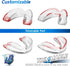 Mouthguard - 3 Different Sizes Premium Set of 6 BPA Free Moldable, Customizable, Trimmable Dental Grade Mouth Guard for Grinding Teeth Clenching B...