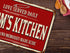 Rustic Kitchen Wall Decor Old Country Aluminum Metal Sign, 12 x 8 inches Home Dining Room Decor - Mom's Kitchen...