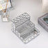 Hipiwe Crystal Business Card Holder 3 Tier Bling Name Cards Office Desk Desktop Table Top Organizer Luxury Mirrored Business Card Display Stand, F...