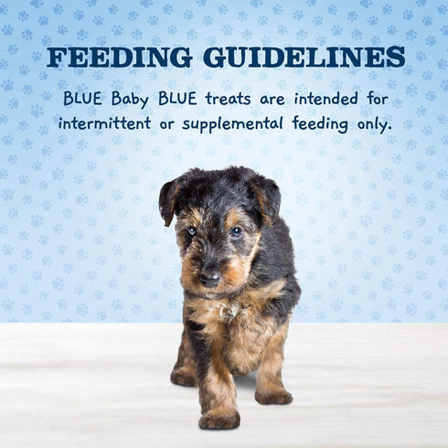 Blue Buffalo Baby BLUE Soft Biscuits with DHA, Natural Dog Treats for Puppies, Great for Training, with Chicken & Carrots, 8-oz. Bag...