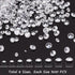 PH PandaHall Clear Cubic Zirconia Stone, 2400pcs 8 Sizes 0.8-2.5mm Small Loose CZ Diamond Stones Glass Pointed Back Rhinestone Faceted Cabochons R...