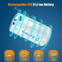 Rechargeable Lithium D Batteries with 4 in 1 USB-C Charging Cable,1.5V D Size Cell Battery 5600mWh for Flashlight (2 Pack)...