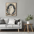 Posterizer 1 pcs-snowy winter scene of a white owl-oil painting style 8-Art for Animal Lovers-Landscape & Nature Art-Decor for Home & Office- unfr...