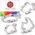Ann Clark 4-Pc. Fish Cookie Cutters - Cute Goldfish & Angel Fish Shapes, Made in the USA...