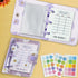 Harphia Mini Budget Binder with Zipper Envelopes & Expense Budget Sheets,Transparent Money Binder with Cash Envelopes for Budgeting and Saving Mon...