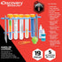 Discovery™ Test Tubes Science Kit, 19-Piece Chemistry Set W/ 5 Educational Experiments, Safe & Easy Kids STEM Activity, Educational Learning Toy, ...