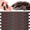 400 Pcs Miniature Dollhouse Flooring on 1: 12 Scale Mini Wooden Dollhouse Floor Boards Geometric Bamboo Doll House Furniture Wood Mini Floor Board...