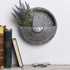 Primitives by Kathy Rustic Wall Pocket - Handmade Galvanized Metal for Home and Kitchen Decor, Farmhouse Style Wall Shelf...