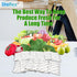 Produce Freshness Preserver Saver - Keep Fruits and Vegetables Fresh Longer, Ethylene Gas and Odor Absorber in Refrigerator (12 Refill Sachets)...