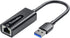 USB Ethernet Adapter, USB 3.0 to 10/100/1000 Gigabit Ethernet LAN Network Adapter Compatible with Nintendo, MacBook, Surface Pro, Notebook PC with...
