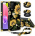 KANGHAR Designed for Samsung Galaxy A03S 5G Case Sunflower with Screen Protector Lanyard Strap Ring Holder Kickstand for Women Girls Flower Floral...