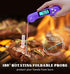 DOQAUS Digital Meat Thermometer, Instant Read Food Thermometer for Cooking, Kitchen Probe with Backlit & Reversible Display, Cooking Temperature P...
