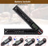 Digital Angle Finder Protractor, Angle Finder Ruler with 7inch/200mm, Angle Measuring Tool for Woodworking/Carpenter/Construction/DIY Measurement(...