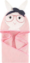 Little Treasure Unisex Baby Cotton Animal Face Hooded Towel, Hip Bunny, One Size...
