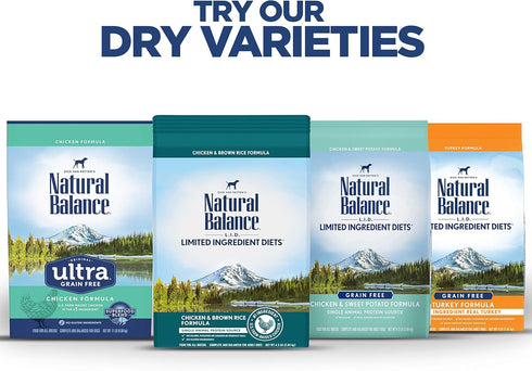 Natural Balance Limited Ingredient Mini-Rewards Chicken Grain-Free, Training Treats for Dogs | 5.3-oz. Canister...