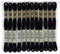 DMC 6-Strand Embroidery Cotton Floss - Black - 12/Pkg...