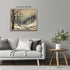 Posterizer 1 pcs-snowy jungle in winter in oil painting style-12-Landscape & Nature Art-GIft for Men Women Teens-Dining Room Decor- unframed wall ...