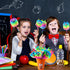 24 Pcs Valentine's Day Rainbow Fuzzy Pens Bulk Monster Fluffy Pen with Horn Valentines Day Classroom Gifts Funny Cute Pen Stationery for Students ...