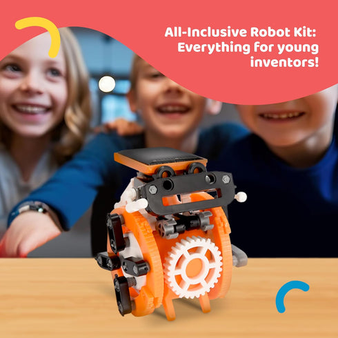 Dazmers Solar Robot Kit for Kids - 7 in 1 DIY Robot Building Kit - Solar Robot STEM Toy - Science and Engineering Kits - STEM Education Building -...