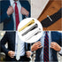 SAVITA 3pcs Tie Clips, Tie Pin Set Gold Silver Black Tie Pin Set for Men Classic Tie Clips for Men Daily Life Wedding Anniversary Business Father'...