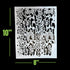 LiME LiNE Airbrush Stencil Set, Wood Grain, Grunge, Animal Print Custom Paint Template...