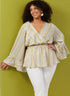 BUTTERICK B6931W2 Women's Semi-Fitted Pullover Top Sewing Pattern Kit, Design Code B6931, Sizes 20W-22W-24W-26W-28W Small...
