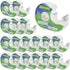18Pcs Transparent Tape with Dispenser, 0.7 x 1000In Clear Tapes Dispensers, Office Tape Rolls with Dispenser Bulk, Tape Refills for Dispenser Desk...