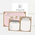 50 Double Sided Recipe Cards 4x6, Wedding Bridal Shower Card, Kraft Blank Christmas Holiday Printable Recipe Card for Binder, Cute Rustic Vintage ...