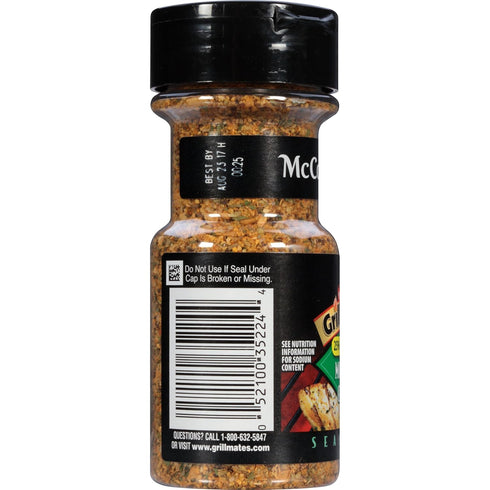 McCormick Grill Mates 25% Less Sodium Montreal Chicken Seasoning, 2.87 oz...