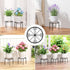 1 PCS Plant Stand, Heavy Duty Metal Stand Decorates Plants, Flower Pot Stand against rusting, Round Plant Rack for Room Indoor and Outdoor Courtya...