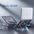 Laptop Stand for Desk Adjustable Laptop Riser with 8-Angle Adjustment Aluminium Alloy Laptop Holder Foldable Computer Stand for 10-16" Laptops(Sil...