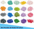 AB Diamond Painting Beads, 5D Diamond Painting Accessories, 20 Colors Round Diamond Painting Drills AB Rhinestones Flatback Rhinestones for Bead A...