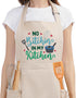 Fairy's Gift Funny Cooking Aprons for Women, Embroidered Womens Apron, Cute Kitchen Apron for Cooking Baking - Mothers Day, Birthday Cooking Gifts...
