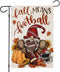 Gnome Garden Flags 12x18 Inch Double Sided, Fall means Football Small Seasonal Decor for Harvest Autumn Thanksgiving Yard Outside Outdoor...