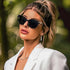 AVAWAY Cat Eye Polarized Sunglasses for Women - Stylish Acetate Frame UV400 Protection for Driving Travel Summer Outings...
