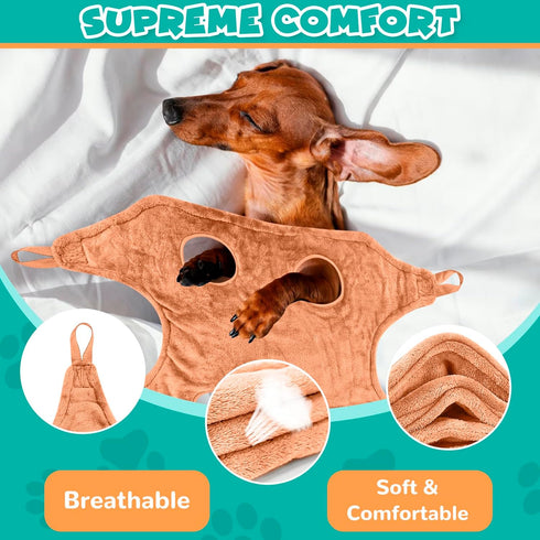 WSCXSC Dog Grooming Kit, Dog Grooming Supplies, Dog Grooming Hammock, Dog Grooming Harness, Dog Nail Clippers, Dog Nail Grinder, Hooks, Dog Hammoc...