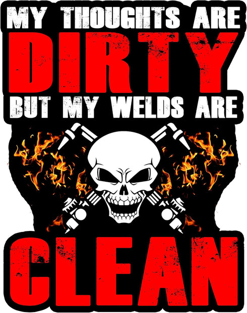 Welding Stickers for Welding Hood & Tool Box – 100% Vinyl Stickers – Stickers for Adults – Badass Welder Stickers Including, Flux, Rods, Hood, Fla...