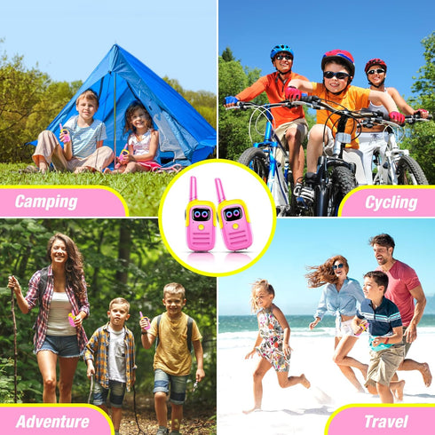 Girls Walkie Talkies Toys for Kids: DASTION-99 Mini Robots Walkies Talkies Birthday Gifts for 3 4 5 6 7 Year Old Girl Toys for 3-7 Year Old Girl O...